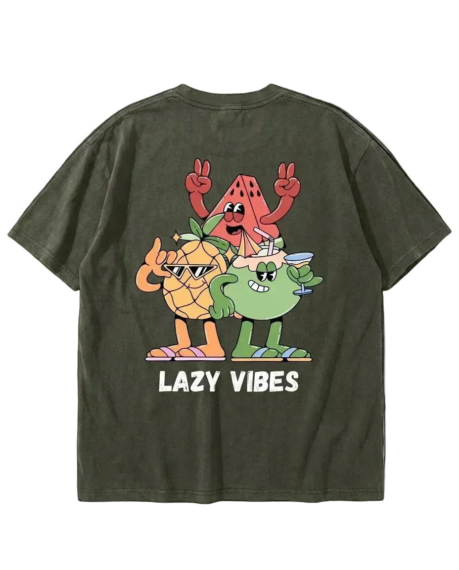 Lazy Vibes Tee | Grey