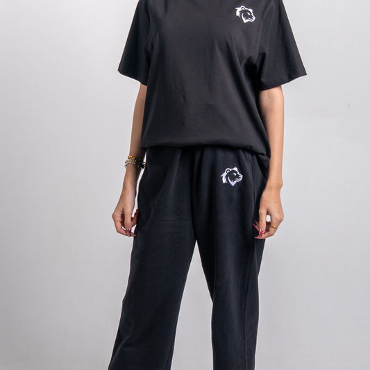 Lazy Oversized Sweatpants - Black