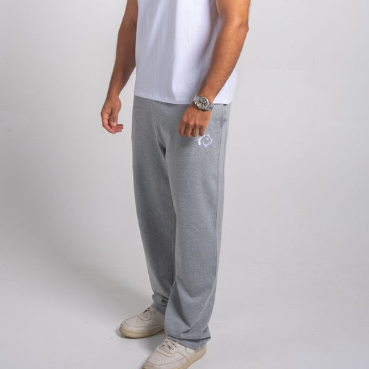 Lazy Oversized Sweatpants - Heather Grey