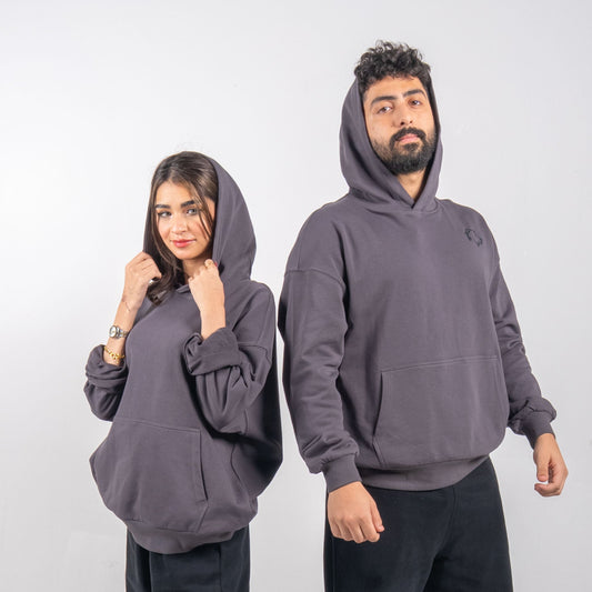 Lazy Hoodie - Dark Grey