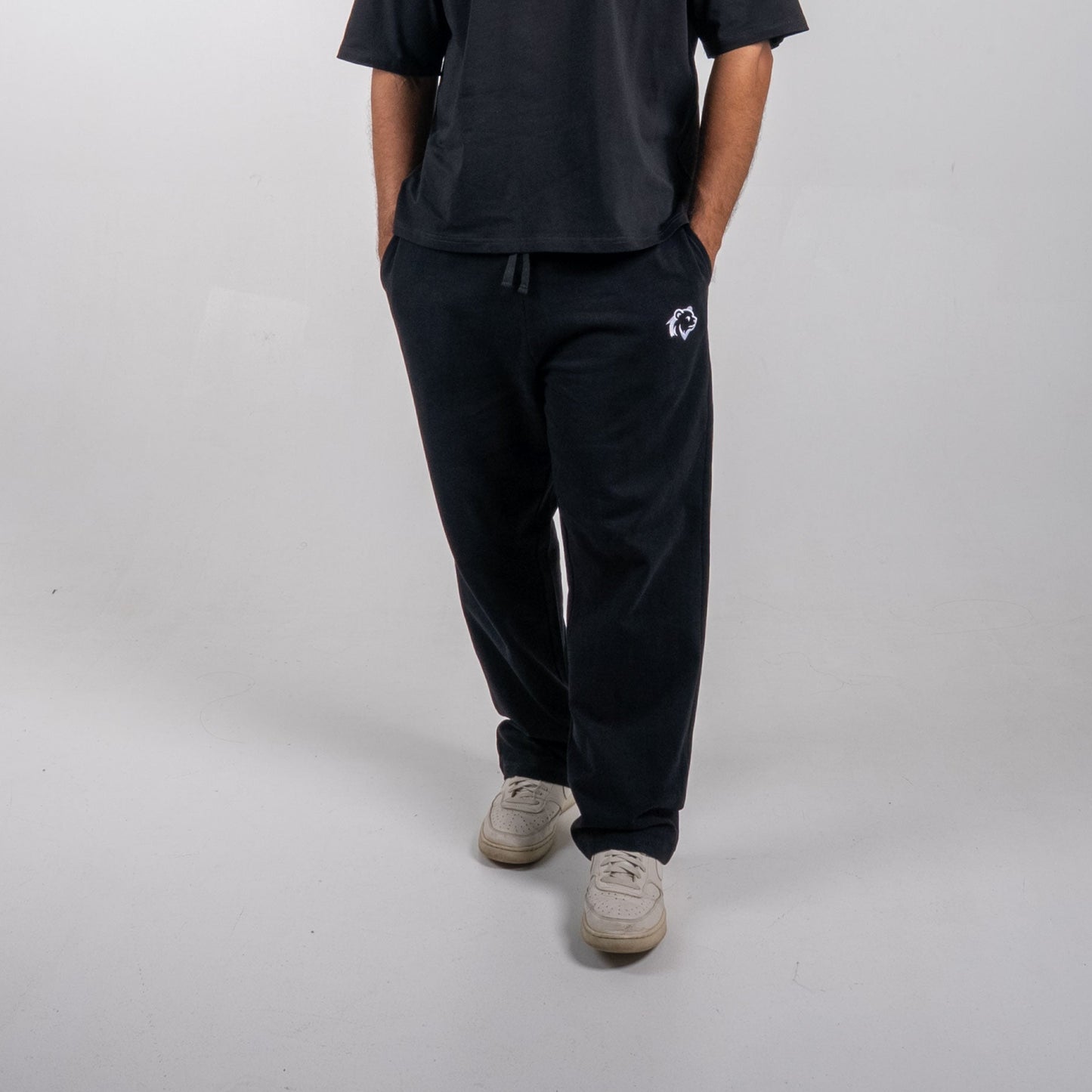 Lazy Oversized Sweatpants - Black