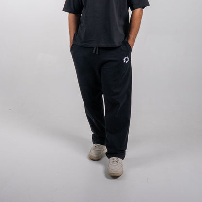 Lazy Oversized Sweatpants - Black