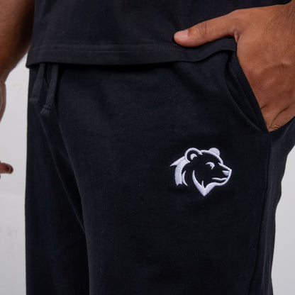 Lazy Oversized Sweatpants - Black