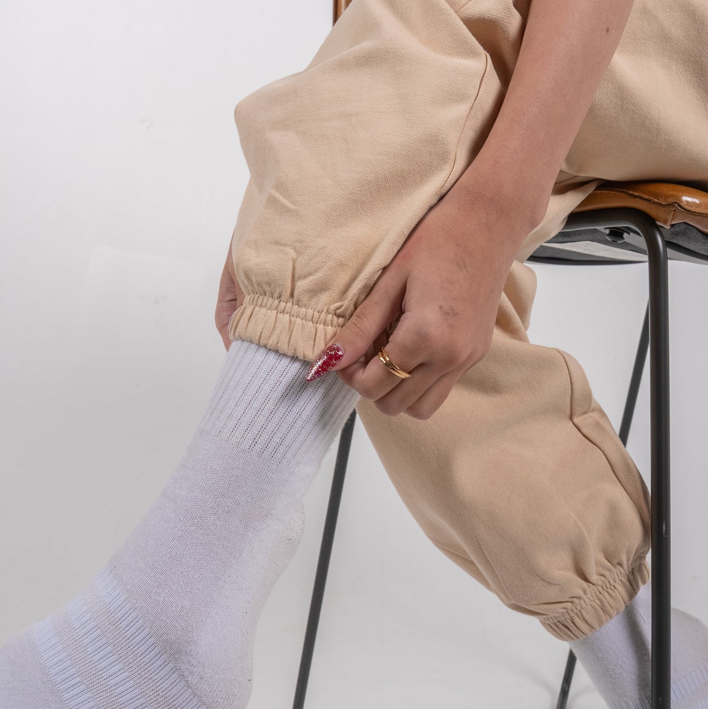 Elastic Jogger - Apricot