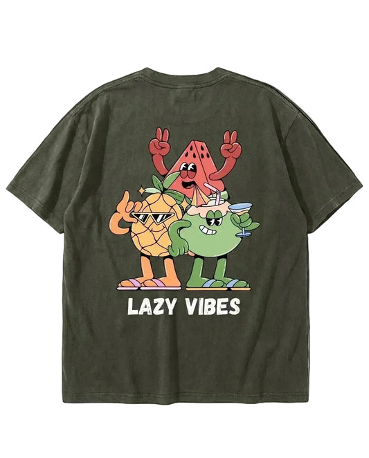 Lazy Vibes Tee | Grey