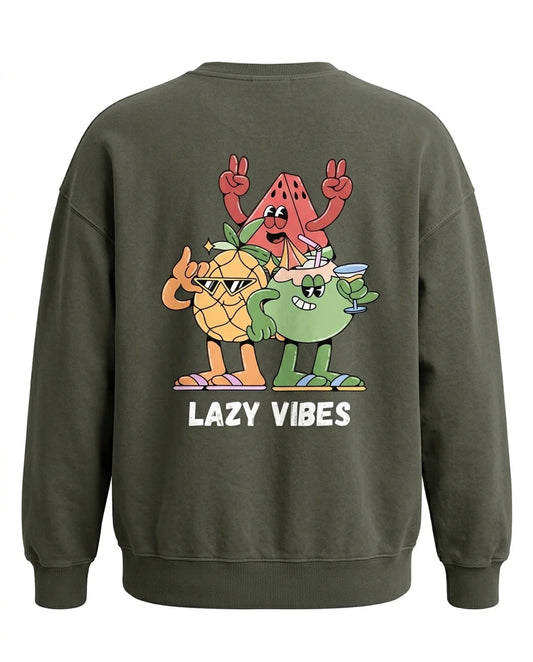 Lazy Vibes Sweatshirt | Grey